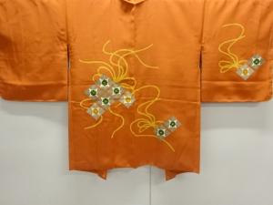 未使用品　花菱に組紐模様羽織